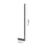 COLOANA H241.5CM & PICIOR 50CM CU PARTI CONECTOARE RAL7016 - imagine 2