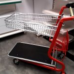 CARUCIOR TIP PLATFORMA TRANSPORT MARFA 300 KG , CU PLATFORMA DIN LEMN