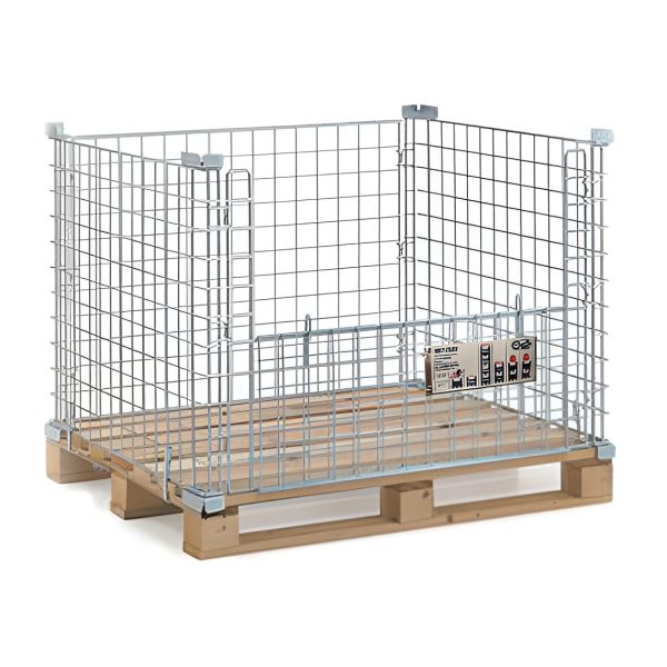 COS DE SARMA PLIABIL / BOXPALET METALIC PT. EUROPALET 80X120X83 CM