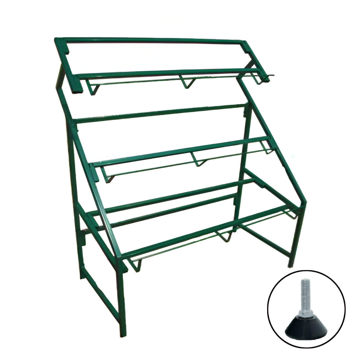 171708.0020 STAND METALIC PT. LEGUME - FRUCTE PT.LAZI VERDE RAL 6029 - imagine 1