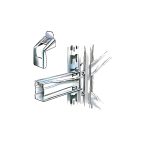 CLIP DE SIGURANTA METALIC UNIRACK PT.RAFTURI DEPOZITARE USOARA - imagine 2