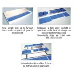 KIT RAFT SIMPLY INOX 1000X400X1840 MM CONTINUARE - imagine 2