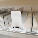 PUSHER CU ARC SI SINA REGLABILA 285-485 MM TRANSPARENT - imagine 3