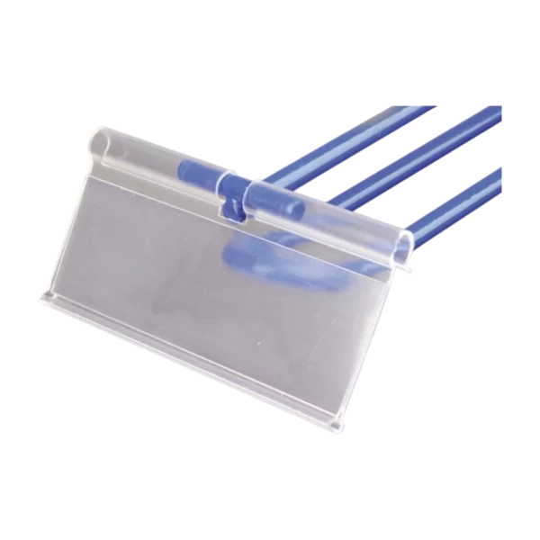 SUPORT PLASTIC TRANSPARENT PT. ETICHETA DE PRET 39X90 MM
