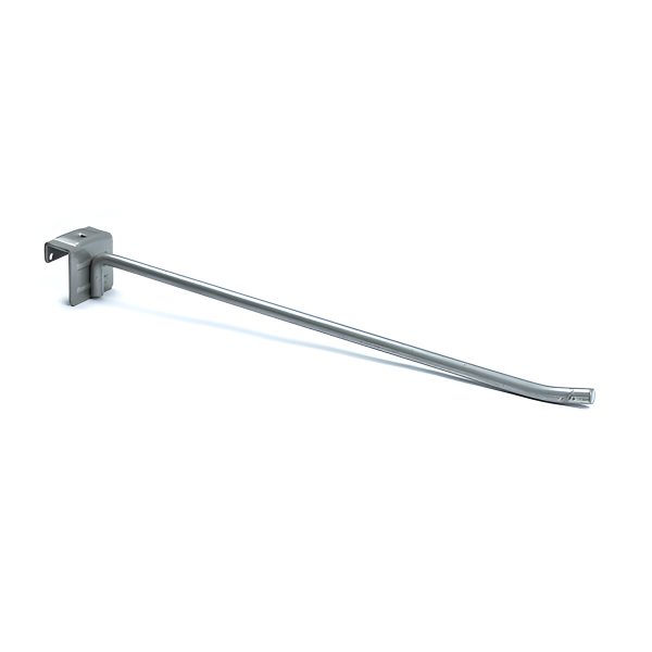 BRAT / CUI / CROCODIL METALIC L40 F10 CU PRINDERE PE BARA OVALA 50X20 GRI