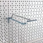 CARLIG SIMPLU F6 MM PT. PANOU SPATE PERFORAT ,CU SUPORT PT. ETICHETA PRET