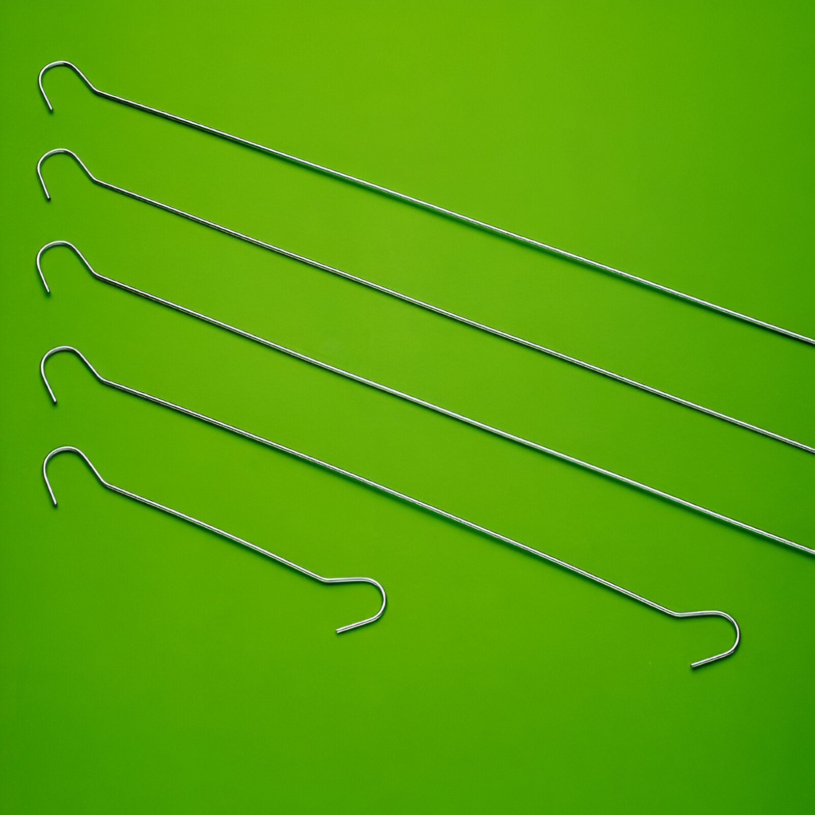 173601.0039 CARLIG DIN OTEL CU DUBLA PRINDERE 1000 MM PENTRU AFISE SUSPENDATE - imagine 1