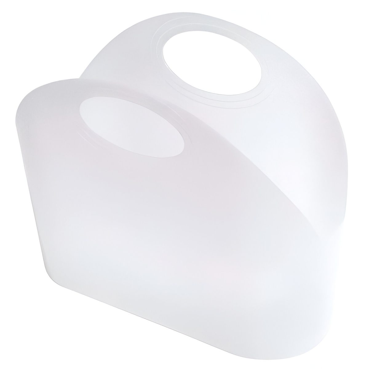 COS CUMPARATURI CU 2 MANERE 22 LITRI TRANSPARENT - imagine 1