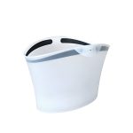 COS CUMPARATURI CU 2 MANERE 15 LITRI TRANSPARENT - imagine 2