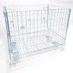 COS DE SARMA CU ROTI / BOXPALET METALIC TIP EUROPALET 80X120X100 CM