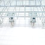 COS DE SARMA CU ROTI / BOXPALET METALIC TIP EUROPALET 80X120X100 CM - imagine 5