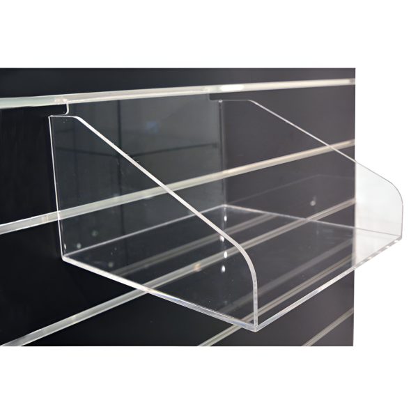 RAFT PT. PANOU SLAT, PLEXIGLAS TRANSPARENT 32X34X22 CM, IDEAL PT.EXPUNERE HAINE
