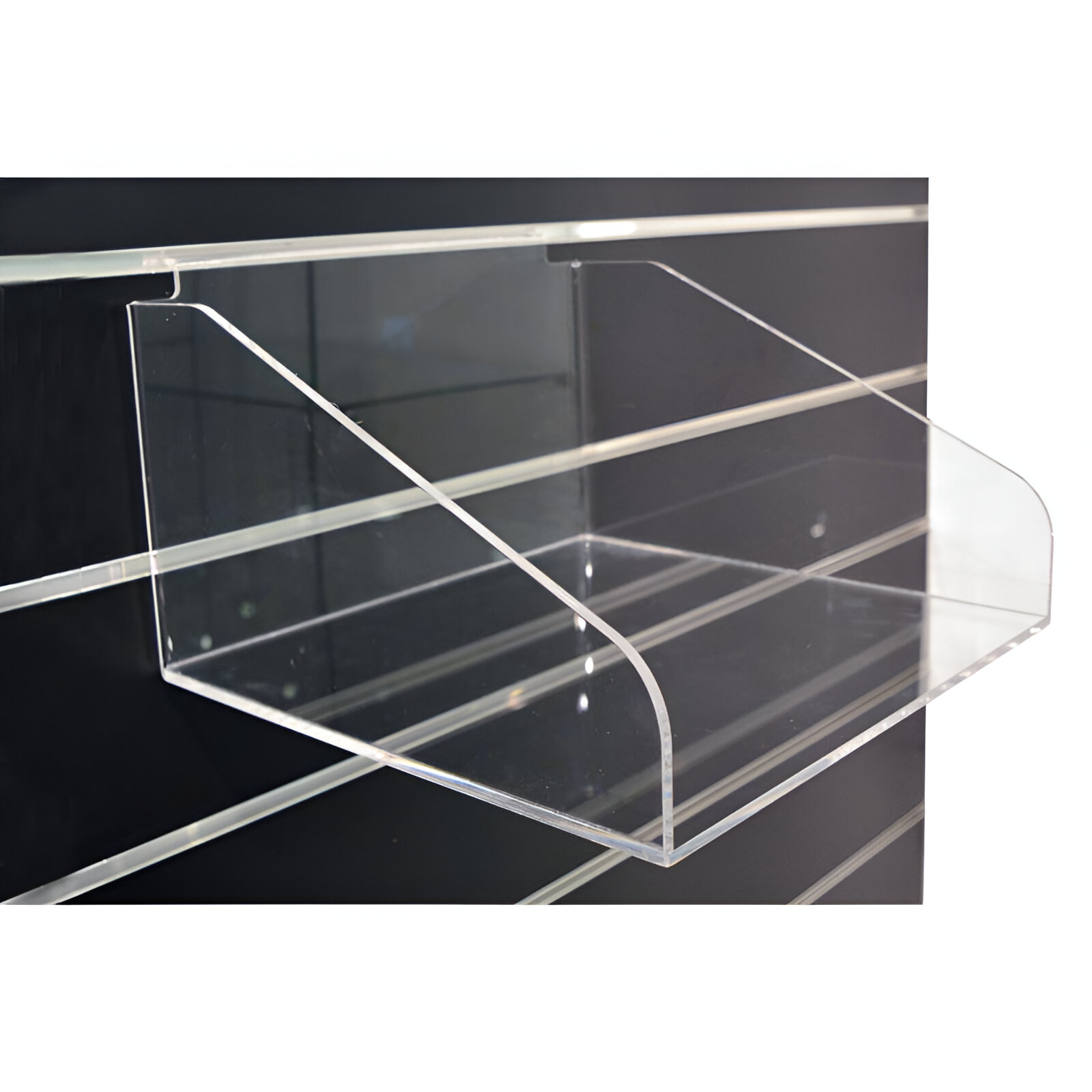 175805.0610 RAFT PT. PANOU SLAT, PLEXIGLAS TRANSPARENT 32X34X22 CM, IDEAL PT.EXPUNERE HAINE - imagine 1