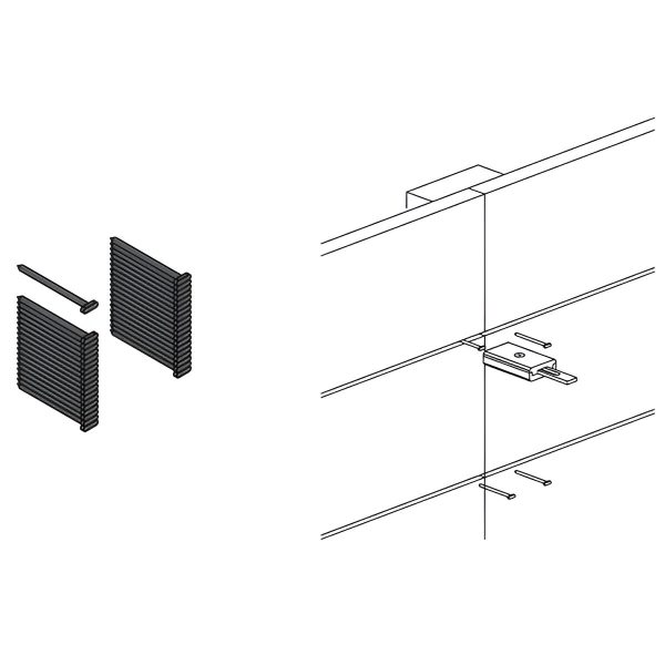 CUIE FIXARE PANOU THIN LINE SET 200 BUC