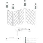 PROFIL ALUMINIU H229 CM COLT EXTERIOR THIN LINE - imagine 2