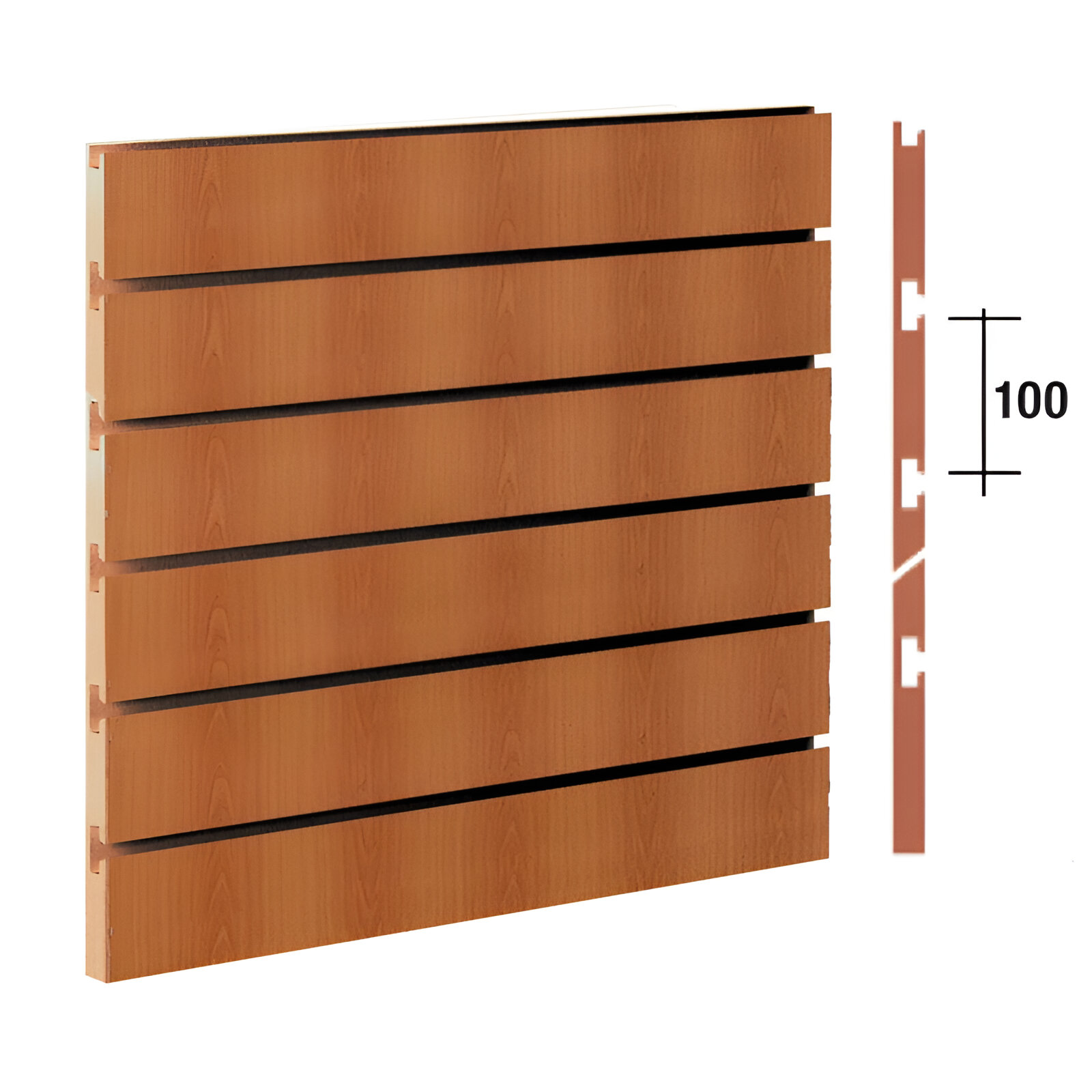 180302.0006 PANOU SLAT - SLATWALL CIRES 1200X1800 MM PAS 10 CM CU PROFIL DIN ALUMINIU - imagine 1