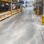 PROTECTIE COLOANA H 550 MM PT COLOANA 60-85 MM PVC GALBEN-NEGRU - imagine 3