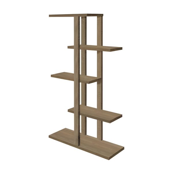 STAND 90X30X165 CM CU 5 NIVELURI PAL NATUR-FAG, DISPLAY PENTRU PROMO