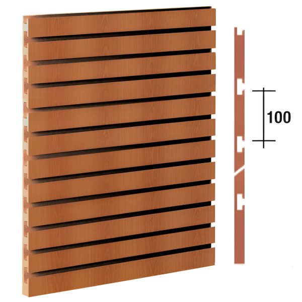 PANOU SLAT - SLATWALL CIRES 1200X900 MM PAS 10 CM FARA PROFIL DIN ALUMINIU