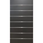 PANOU SLAT - SLATWALL GRI L122XH244 CM PAS 15 CM CU 15 PROFILE DE ALUMINIU - imagine 3