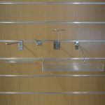 PANOU SLAT - SLATWALL FAG L122XH244 CM PAS 15 CM CU 15 PROFILE DE ALUMINIU - imagine 2