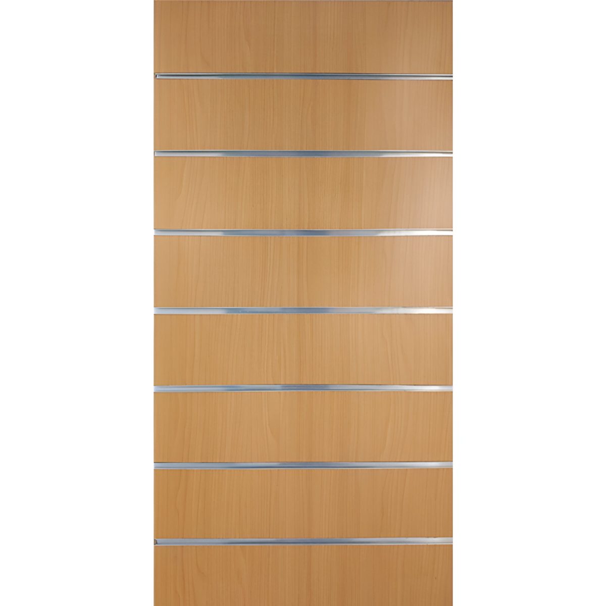 PANOU SLAT - SLATWALL FAG L122XH244 CM PAS 15 CM CU 15 PROFILE DE ALUMINIU - imagine 3