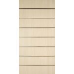 PANOU SLAT - SLATWALL CREM L122XH244 CM PAS 15 CM CU 15 PROFILE DE ALUMINIU - imagine 3