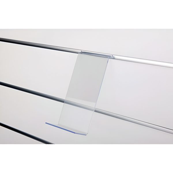 RAFT INCLINAT PT. PANOU SLAT, PLEXIGLAS TRANSPARENT 20X10 CM