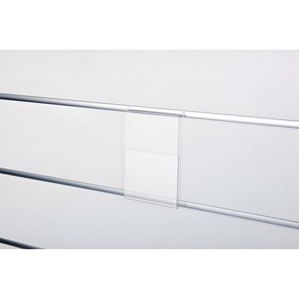 SUPORT PLEXIGLAS TRANSPARENT PENTRU AFIS FORMAT A6 VERTICAL, PT. PANOU SLAT