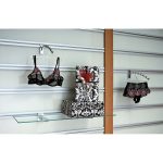 BRAT / CARLIG CURBAT CU 8 BILE L 400 MM CROMAT PENTRU PANOU SLAT - imagine 2