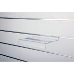 RAFT PT. PANOU SLAT 30X20 CM, PLEXIGLAS TRANSPARENT, CU SUPORT ETICHETA