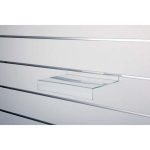 RAFT PT. PANOU SLAT 30X20 CM, PLEXIGLAS TRANSPARENT, CU SUPORT ETICHETA - imagine 2