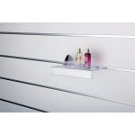 RAFT PT. PANOU SLAT 25X10 CM, PLEXIGLAS TRANSPARENT, CU SUPORT ETICHETA - imagine 3