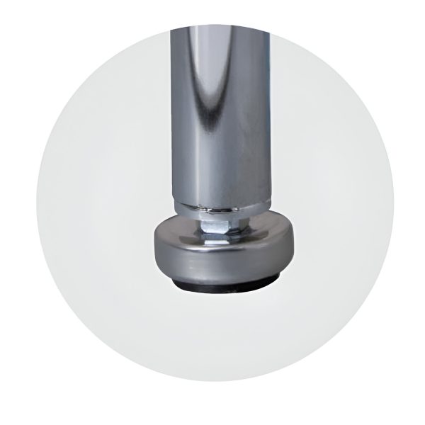 PICIOR REGLABIL TEAVA ROTUNDA SISTEM MODULAR DE RAFTURI TIP JOLLY CROM