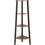 STAND COLT METAL CU 4 POLITE LEMN 34X34XH125 CM