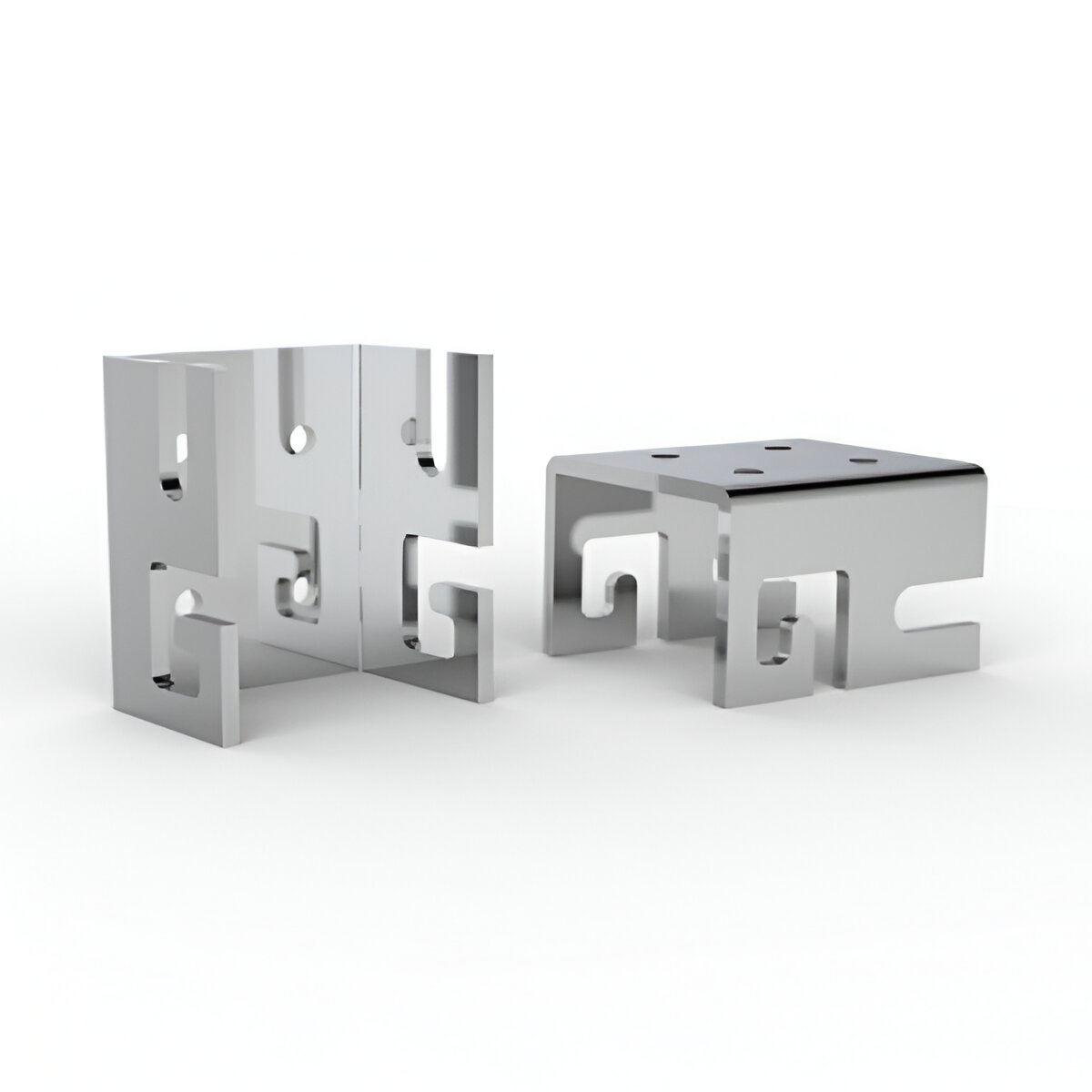 180719.0035 SET DE FIXARE PANOU PLASA LA PERETE / TAVAN BRONZ MAGOT - imagine 1