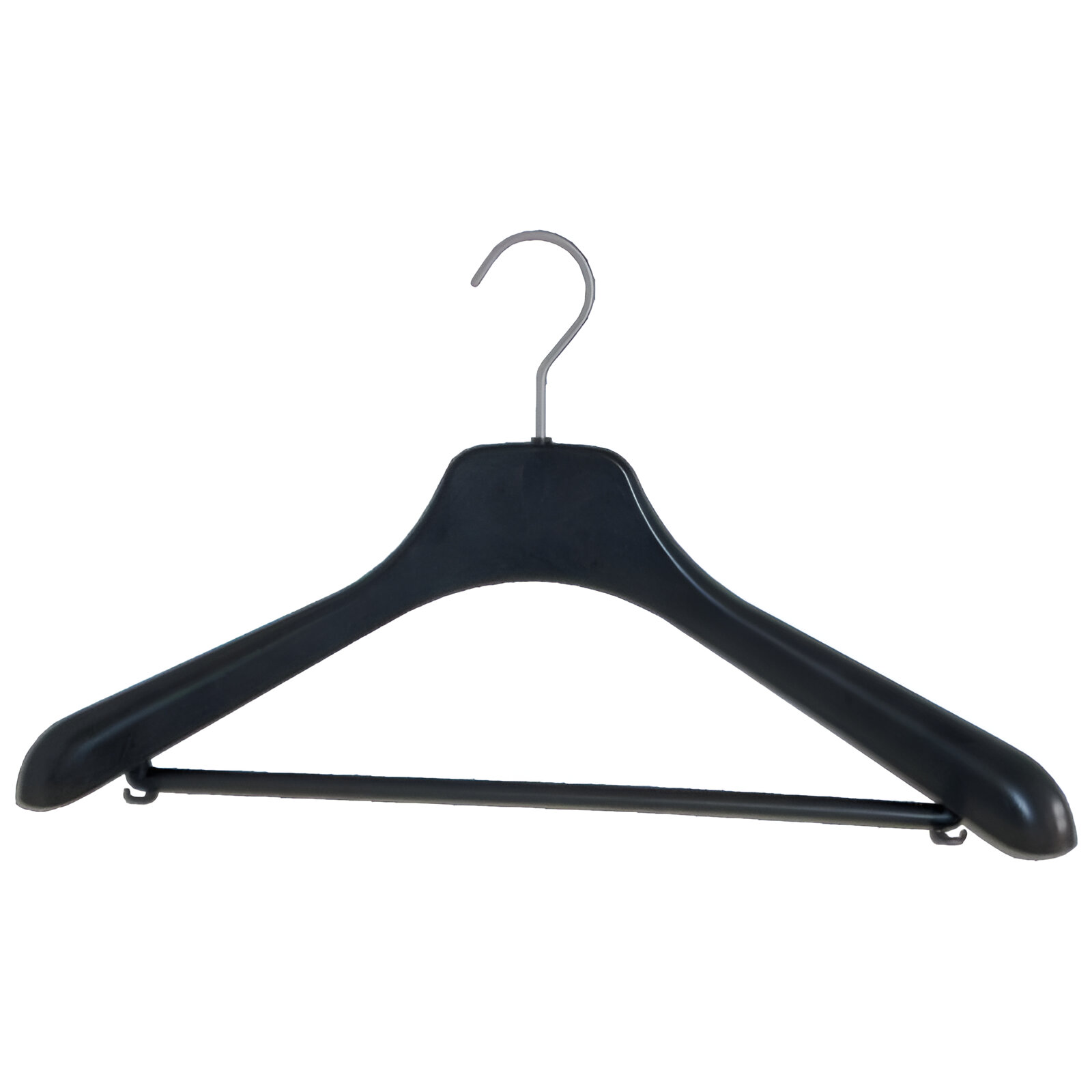 180725.0058 UMERAS PLASTIC NEGRU CU BARA SI AGATATORI NEGRE SET 30 BUC - imagine 1