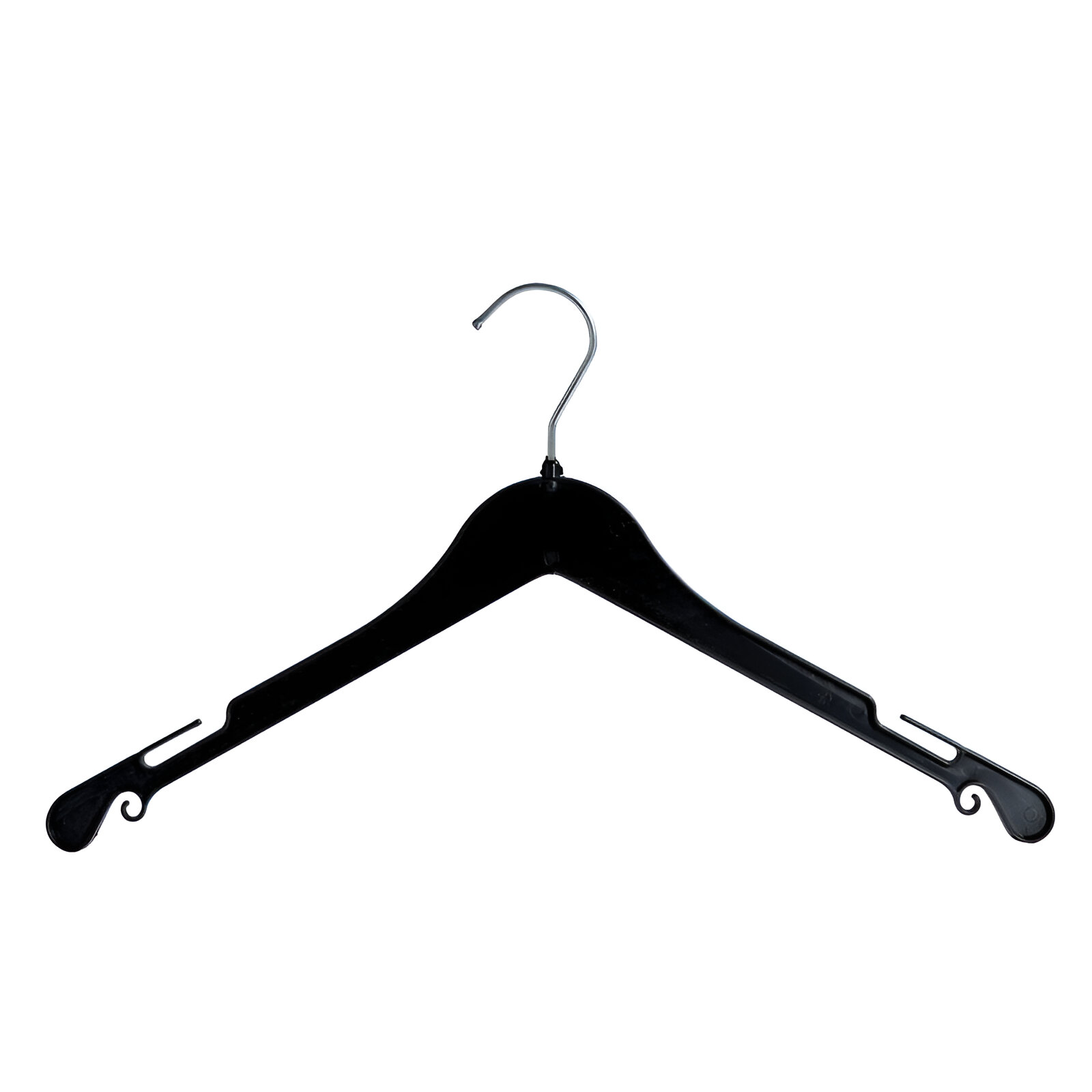 180725.0172 UMERAS PLASTIC CU AGATATORI NEGRU SET 100 BUC - imagine 1