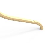 UMERASE DIN RASINA MELAMINATA, EFECT LEMN NATURAL, L40CM ? SET 20 BUC - imagine 3