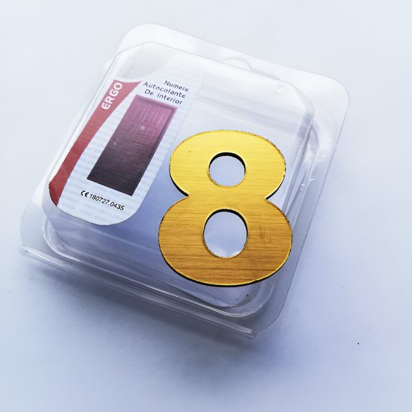 NUMAR AUTOCOLANT "8" PENTRU USA / SUPRAFETE NETEDE