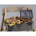 ETICHETA PT.PRET PIN PLASTIC CU BAZA DREPTUNGHI 20X15 CM NEGRU (SET 10 BUC) - imagine 3