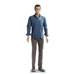 MANECHIN BARBAT H184 CM , BEJ, PLASTIC, CU CAP DEMONTABIL - imagine 3