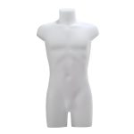 TRUNCHI PREZENTARE HAINE BARBAT, FARA BRATE, ALB OPAC 93 CM