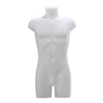 TRUNCHI PREZENTARE HAINE BARBAT, FARA BRATE, ALB OPAC 93 CM - imagine 2