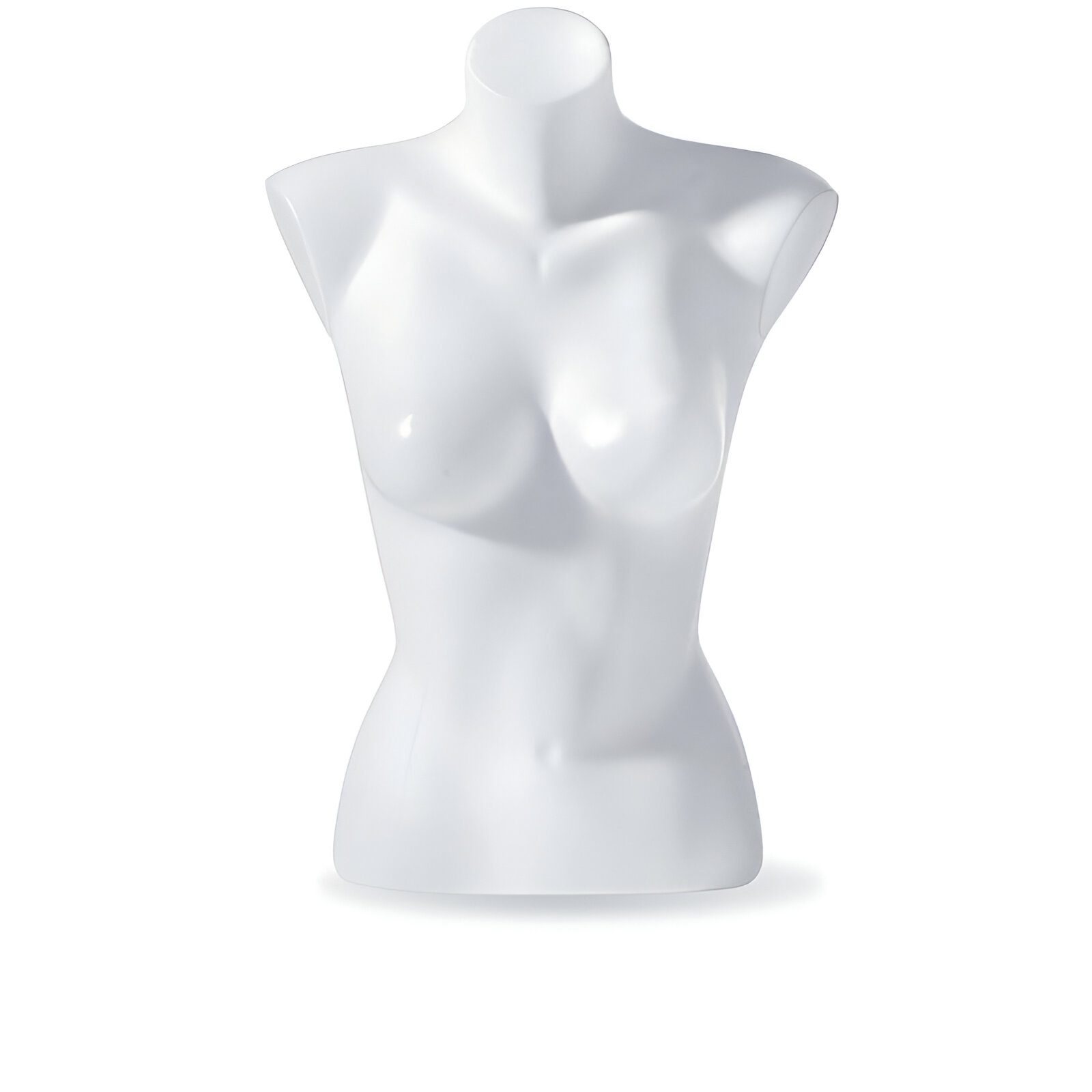 181003.0072 BUST PREZENTARE HAINE FEMEIE, FARA BRATE, ALB MAT - imagine 1