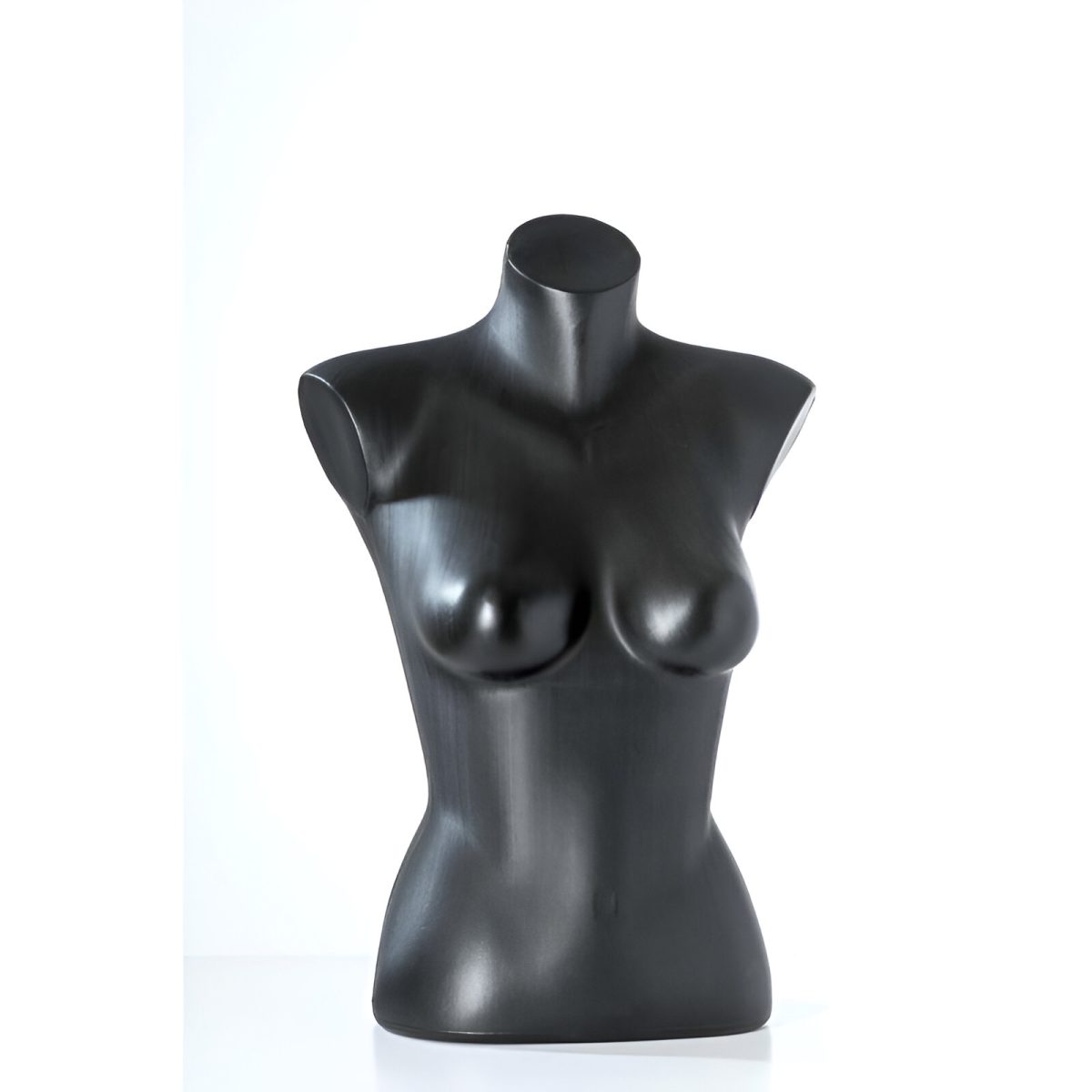 TRUNCHI PREZENTARE HAINE FEMEIE, FARA BRATE, NEGRU MAT - imagine 1