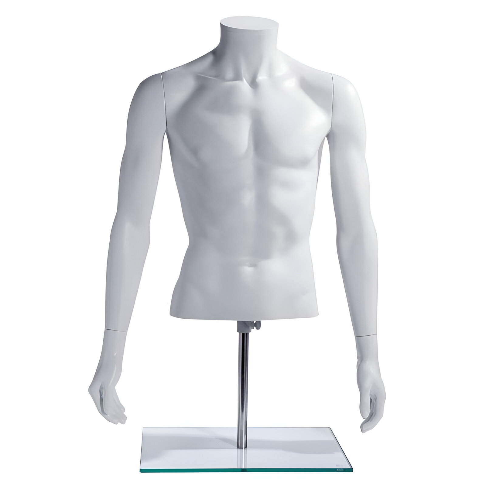 181003.0080 BUST PREZENTARE HAINE BARBAT, CU BRATE, ALB MAT - imagine 1