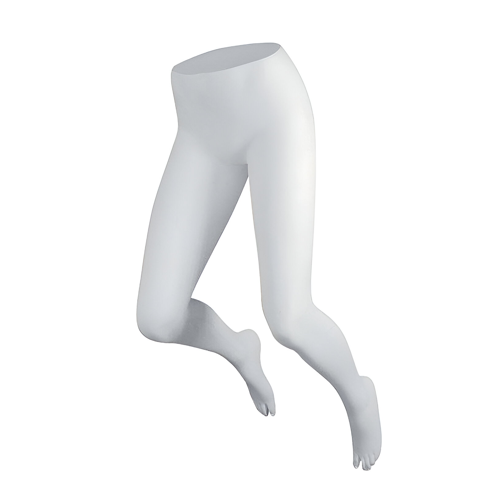 181003.0085 MANECHIN DISPLAY - PICIOARE 43X49X100 CM POLIPROPILENA FEMEIE ALB - imagine 1