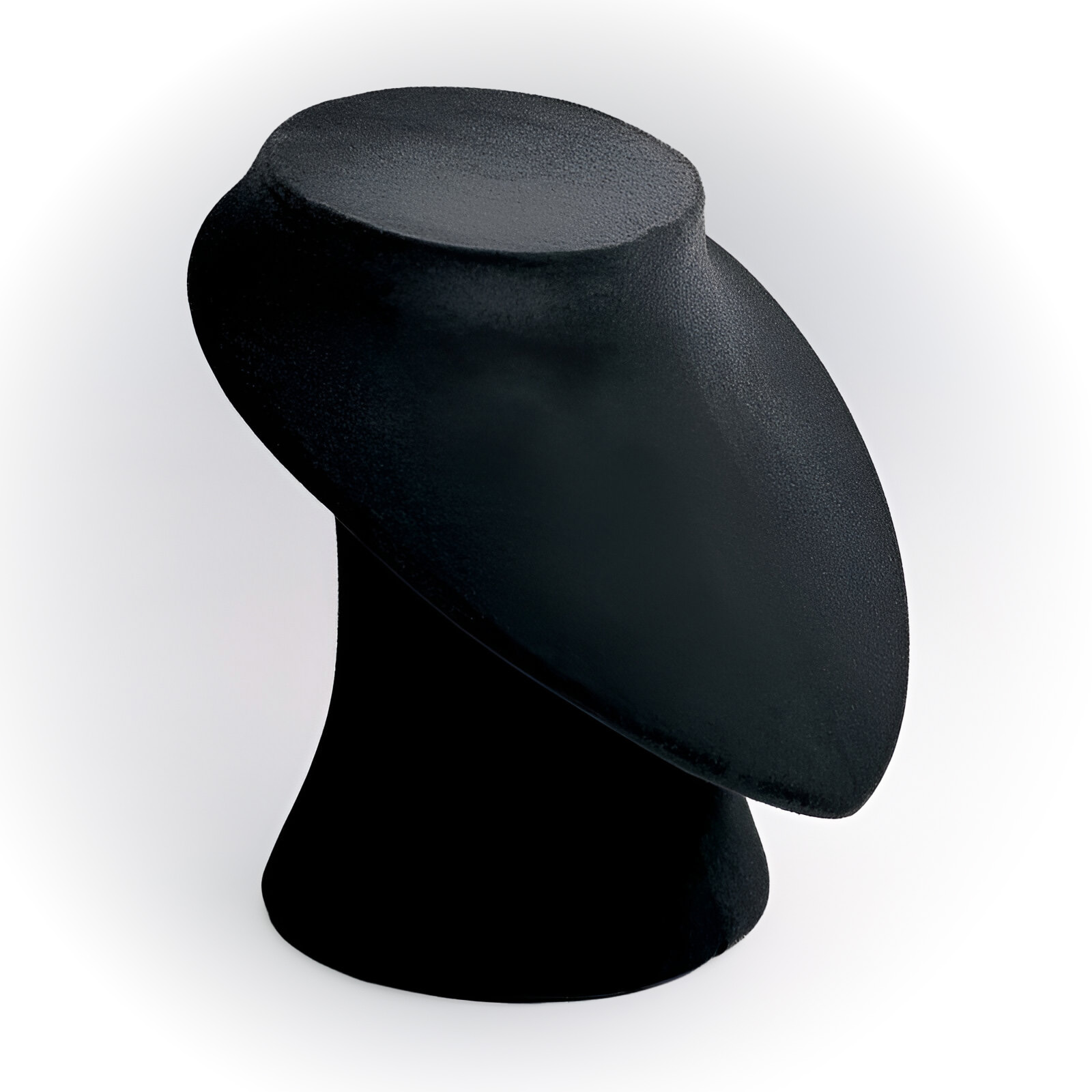 181004.0004 BUST PENTRU PREZENTARE COLIERE, CATIFEA H170 MM NEGRU - imagine 1