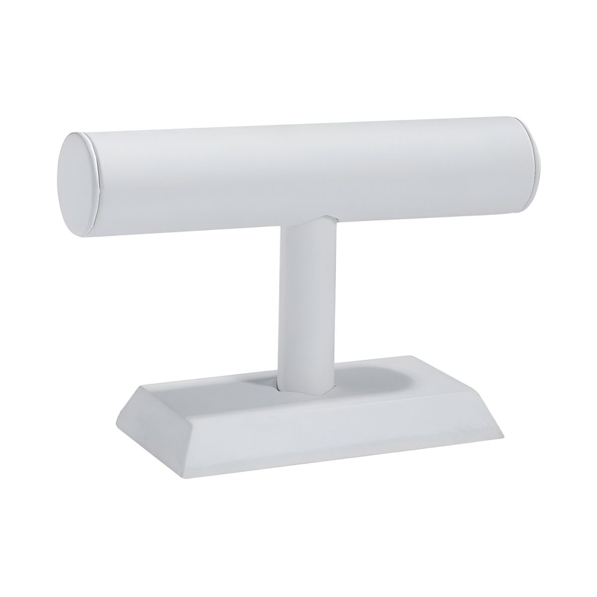 SUPORT PT.PREZENTARE BRATARI 20X13 CM PIELE ALB - imagine 1